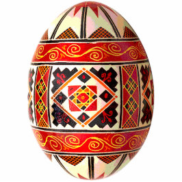 Pysanky (Oekraïens paasei) Ornament Fotobeeldje Ornament