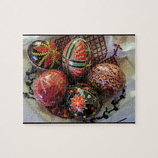 Pysanky Oekraïense paaseieren Legpuzzel (Horizontaal)