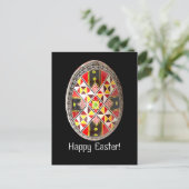 Pysanky Oekraïense paaskaart Feestdagenkaart (Staand voorkant)