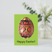 Pysanky Oekraïense paaskaart Feestdagenkaart (Staand voorkant)