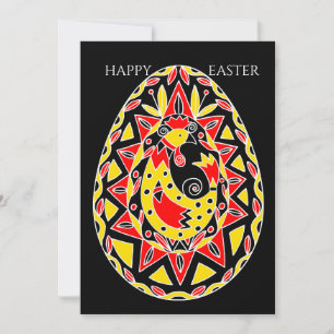 Pysanky Paaseieren Feestdagenkaart