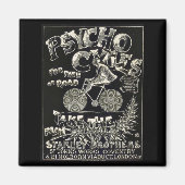 Pyscho Cycles - Fietsadvertentie Magneet (Voorkant)