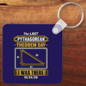 Pythagoras-dag-sleutelhanger Sleutelhanger (Achterkant)