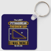 Pythagoras-dag-sleutelhanger Sleutelhanger (Achterkant)