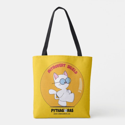 Pythagoras de Cat-Tas Tote Bag (Achterkant)