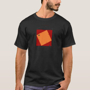 Pythagoras demonstratie - wiskunde is prachtig. t-shirt