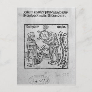 Pythagoras en Muziek Briefkaart