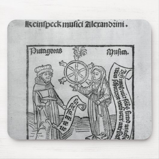 Pythagoras en Muziek Muismat (Voorkant)
