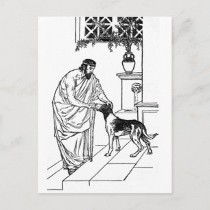 Pythagoras met Dog Briefkaart