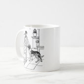 Pythagoras met Dog Koffiemok (Voorkant links)