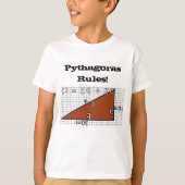 PYTHAGORAS-REGELS! T-SHIRT (Voorkant)