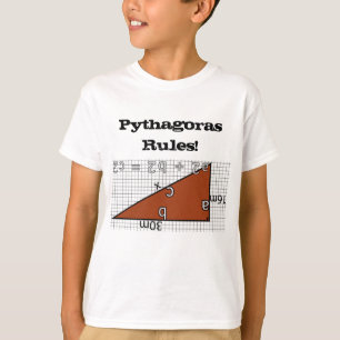 PYTHAGORAS-REGELS! T-SHIRT