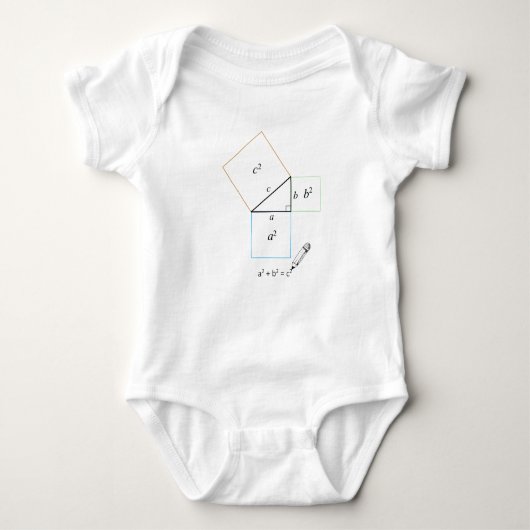 Pythagoras Theorem Romper (Voorkant)