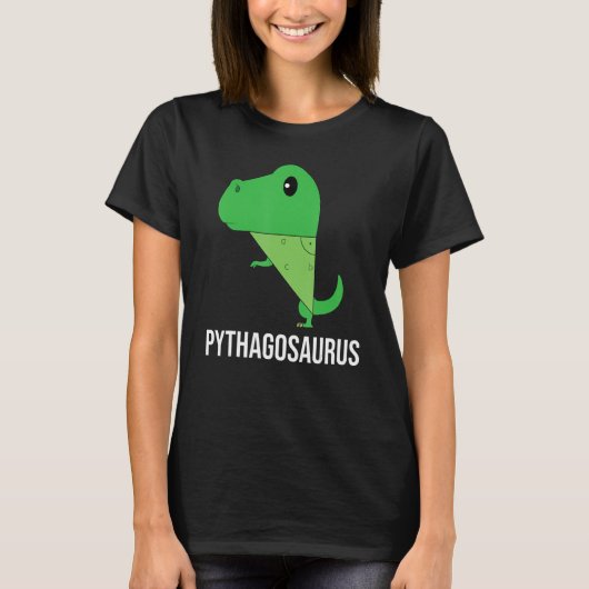 Pythagoras Wiskunde Theorem Rex T-shirt (Voorkant)