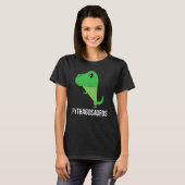 Pythagoras Wiskunde Theorem Rex T-shirt (Voorkant volledig)