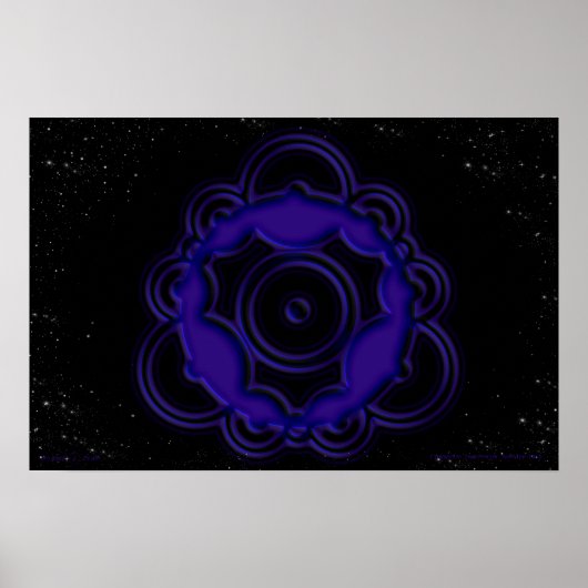 Pythagoreaanse trigonometrische ruimte-tijd poster (Voorkant)