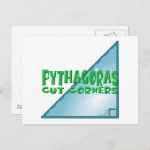Pythagorean Theorem Briefkaart (Voorkant / Achterkant)