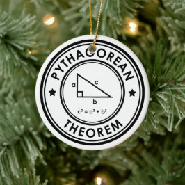 Pythagorean Theorem-keramisch Ornament