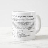 Pythagorean Theorem Proof met soortgelijke driehoe Grote Koffiekop (Voorkant rechts)