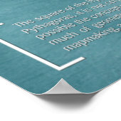 Pythagorean Theorem - Wiskunde Poster (Hoek)