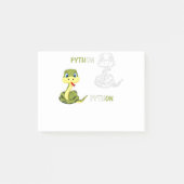 pythoff python schattige slang post-it® notes (Voorkant)
