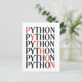 Python Aankondigingskaart (Staand voorkant)