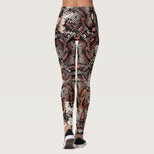 Python afdrukken leggings (Achterkant)