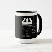 Python Code-Je moeder was een hamster Mok (Voorkant rechts)