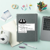 Python Code-Je moeder was een hamster Sticker (iPad Cover)