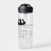 Python Code-Je moeder was een hamster Waterfles (Voorkant)