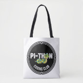 Python Codeerclub Programmeur Tote Bag (Voorkant)