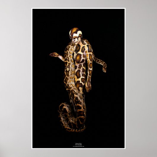 Python door Johannes Stötter Poster (Voorkant)