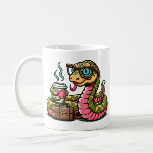 Python drink koffie koffiemok (Links)