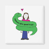 Python Hugs Magnet (Voorkant)