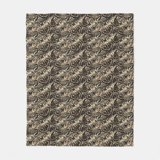 Python Huid Fleece Deken (Voorkant)