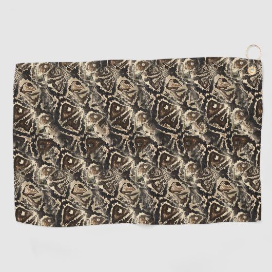 Python Huid Golfhanddoek (Horizontaal)