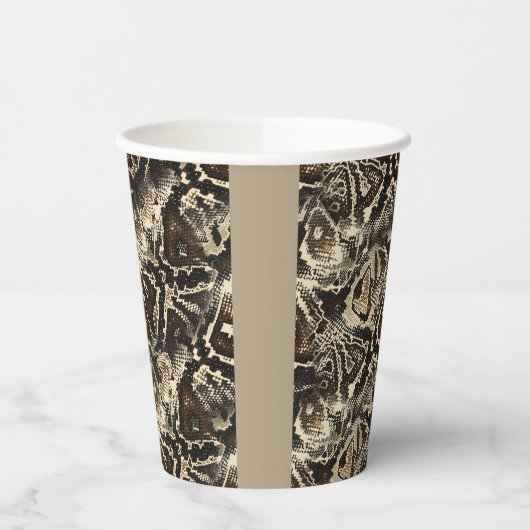 Python Huid Papieren Bekers (Links)