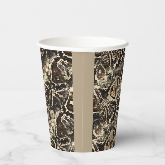 Python Huid Papieren Bekers (Rechts)