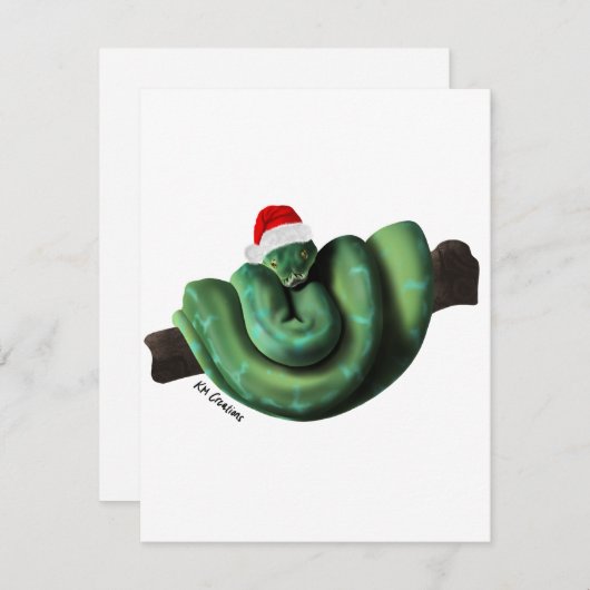 Python - kerstkaart (Voorkant / Achterkant)