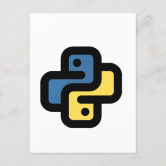 Python-logo Aankondigingskaart
