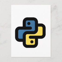 Python-logo Aankondigingskaart
