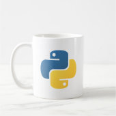 Python-logo Koffiemok (Links)