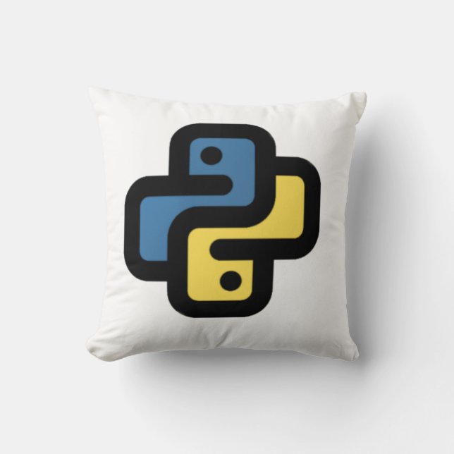 Python-logo Kussen (Voorkant)