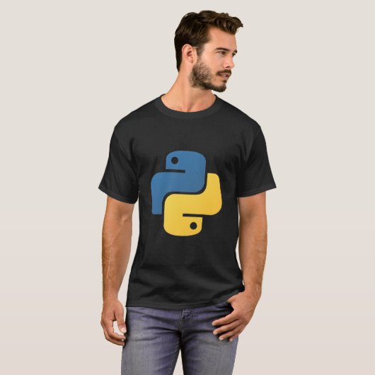 Python-logo T-shirt (Voorkant volledig)