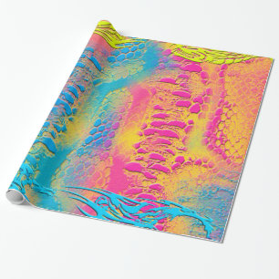PYTHON - modern decoratief fractal - Cadeaupapier