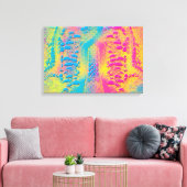 PYTHON - modern decoratief fractal - Canvas Afdruk (Insitu (Woonkamer))