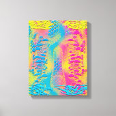 PYTHON - modern decoratief fractal - Canvas Afdruk (Voorkant)
