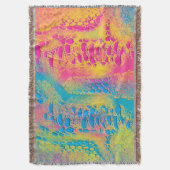 PYTHON - modern decoratief fractal - Deken (Voorkant Verticaal)