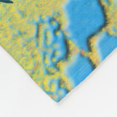 PYTHON - modern decoratief fractal - Fleece Deken (Hoek)