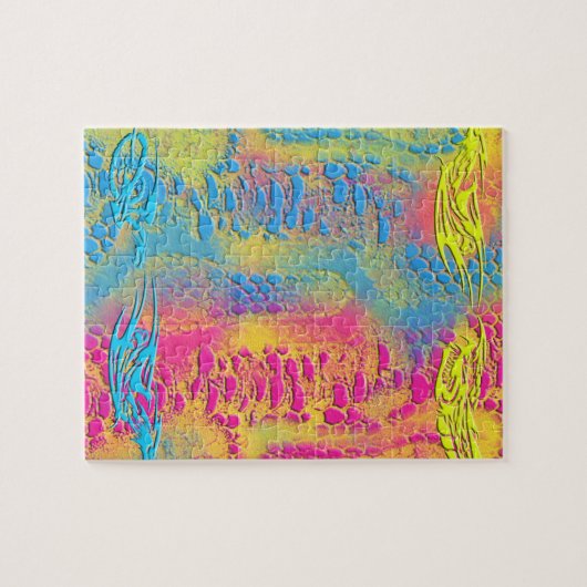 PYTHON - modern decoratief fractal - Legpuzzel (Horizontaal)